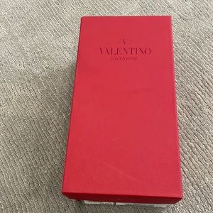 Valentino sandal box perfect condition with authenticity cards.